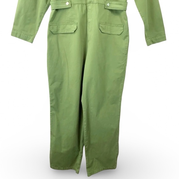Good American Oversized Army Green Jumpsuit | Size 0 (XS-S) - Picture 10 of 16